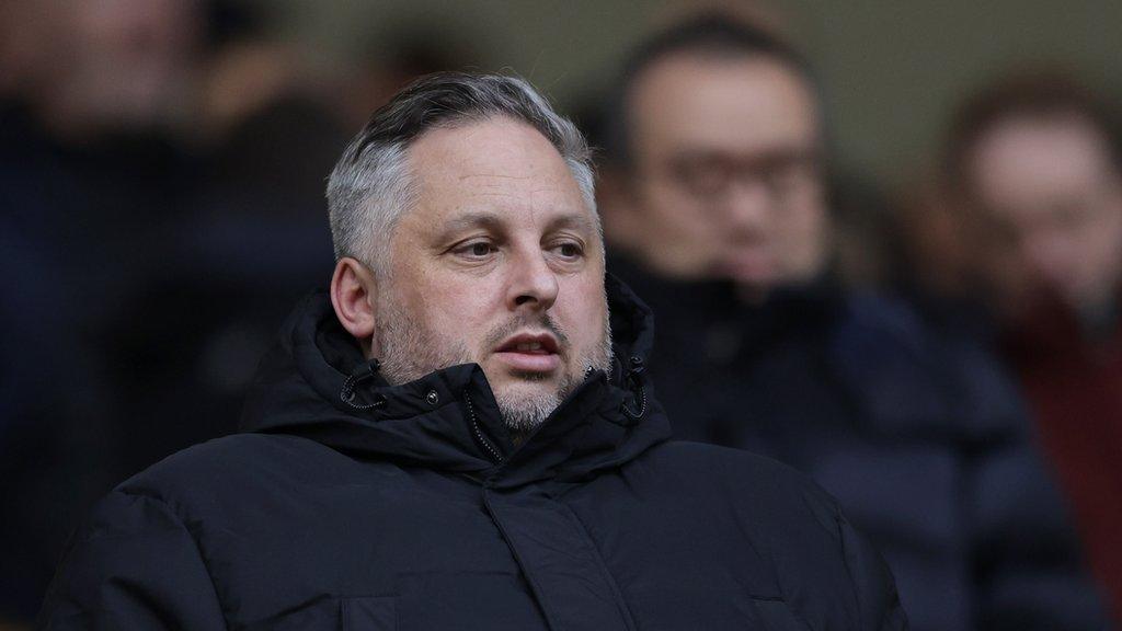 Wolves sporting director Matt Hobbs watching a match at Molineux