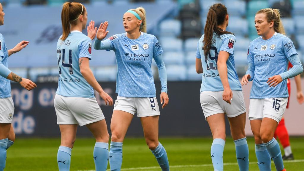 Man City celebrate