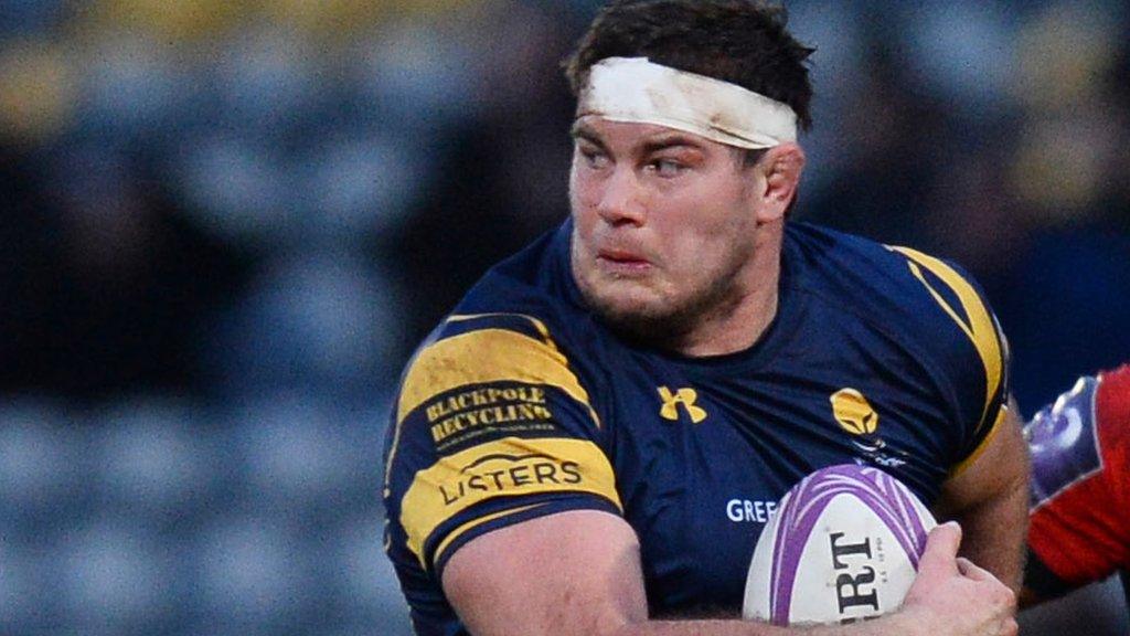 Ryan Bower has been with Worcester since signing from Leicester in 2014