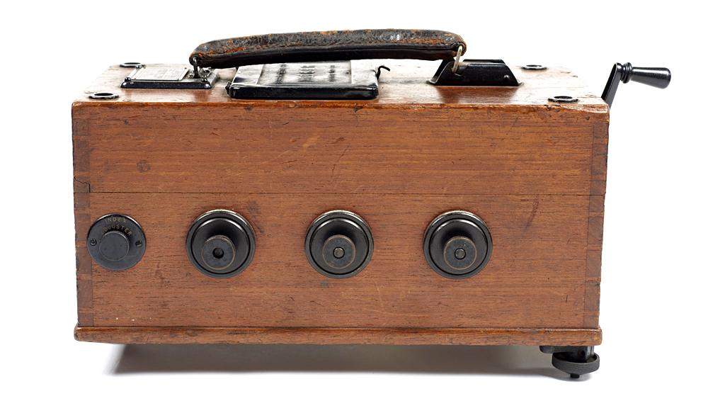Electrical generator used to administer electric shocks by the Richardson gang, 1960s