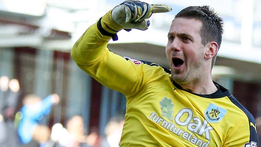 Burnley goalkeeper Tom Heaton