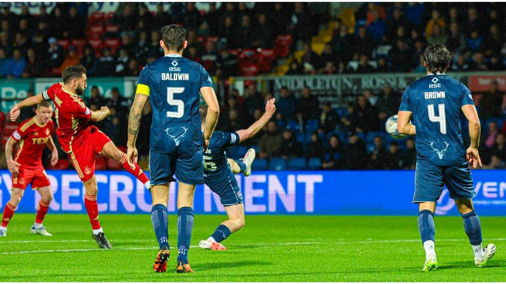 Graeme Shinnie's opener lit up the tie in the opening stages