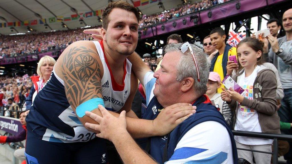 Aled Davies and then coach Anthony Hughes