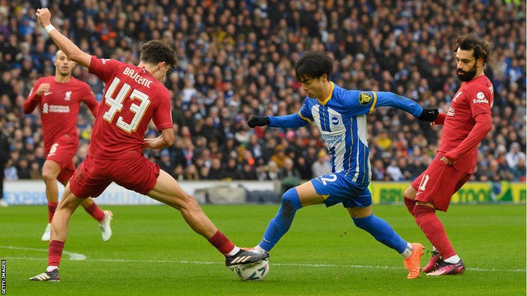 Brighton winger Kaoru Mitoma
