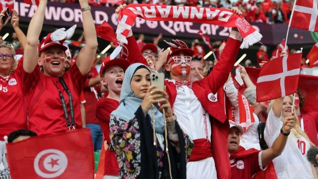 Denmark fans