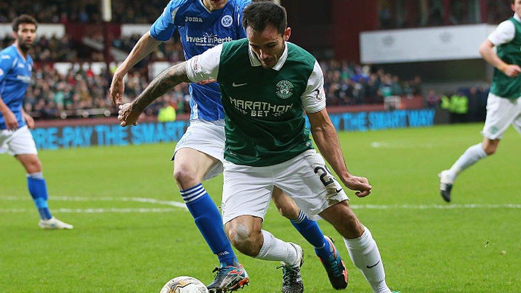 Chris Dagnall failed to score in 15 appearances for Hibs, mostly from the bench