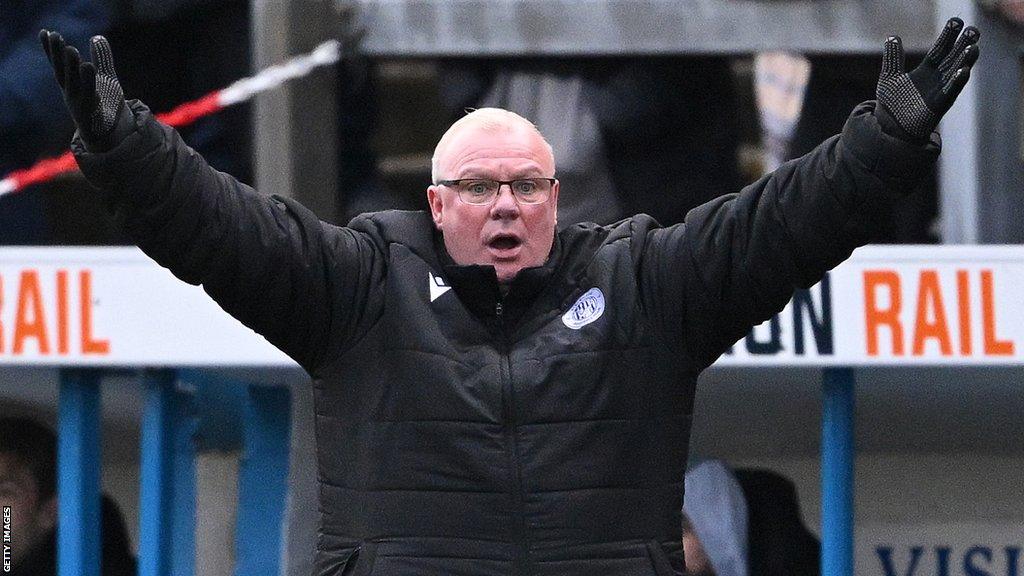 Stevenage boss Steve Evans