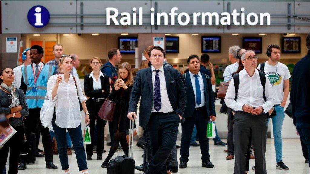 Rail passengers