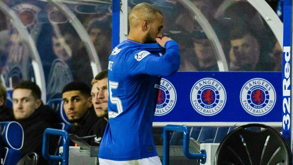 Rangers' Kemar Roofe is left dejected