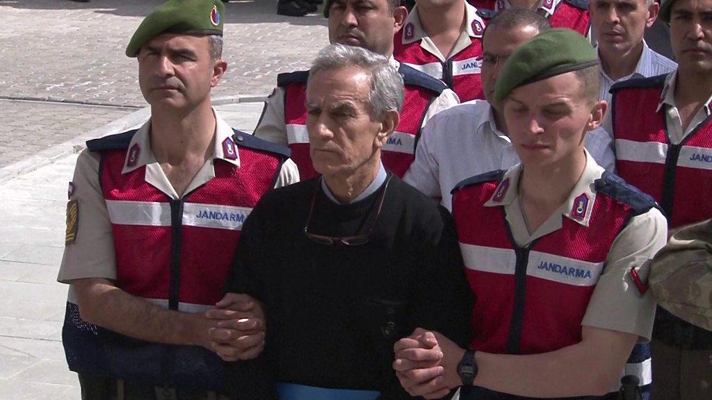 Suspects outside court in Ankara