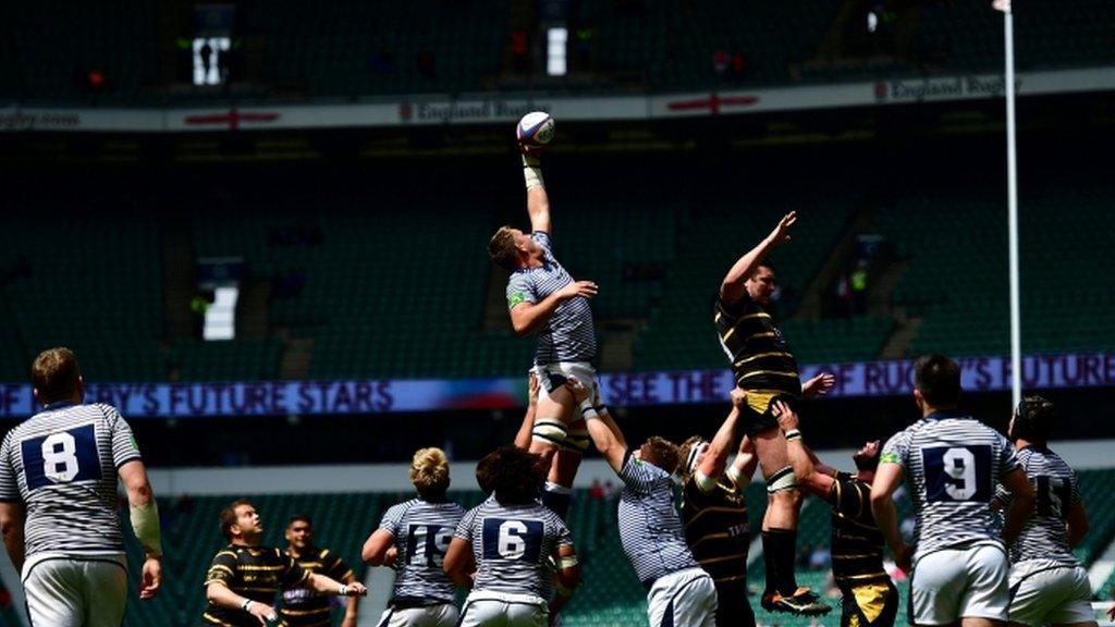 Cheshire v Cornwall at Twickenham