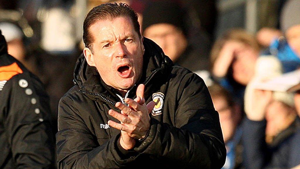 Graham Westley, manager of Newport County