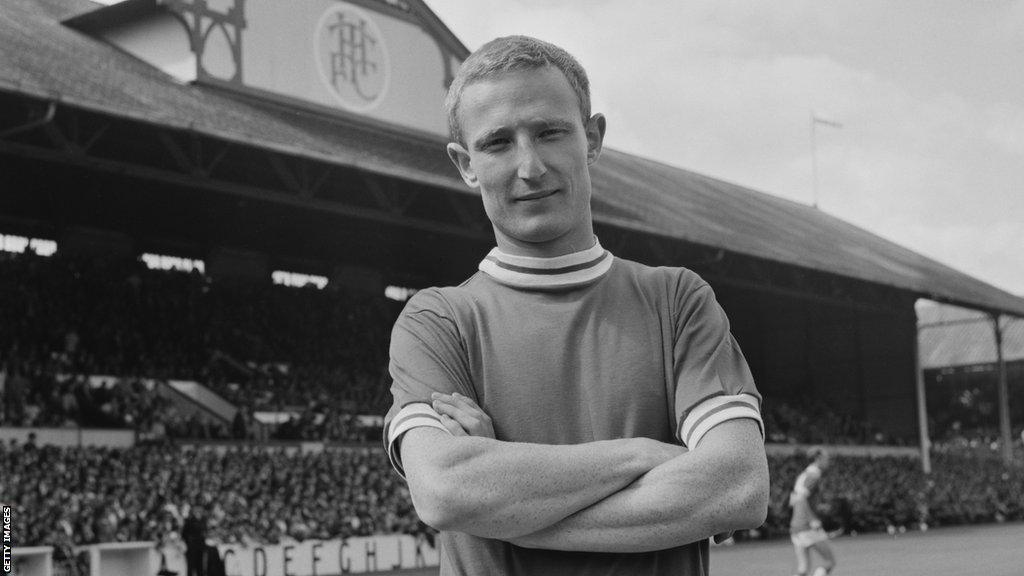 Mike Hellawell won two caps for England against France and Northern Ireland in 1962