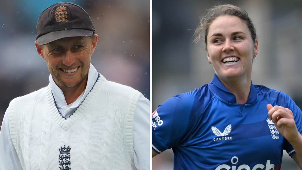 Root (left) scored two Test centuries and five half-centuries in 2023, while Sciver-Brunt (right) scored two centuries in the ODI series against Australia