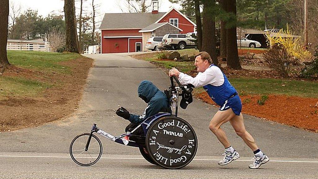 The Hoyts running