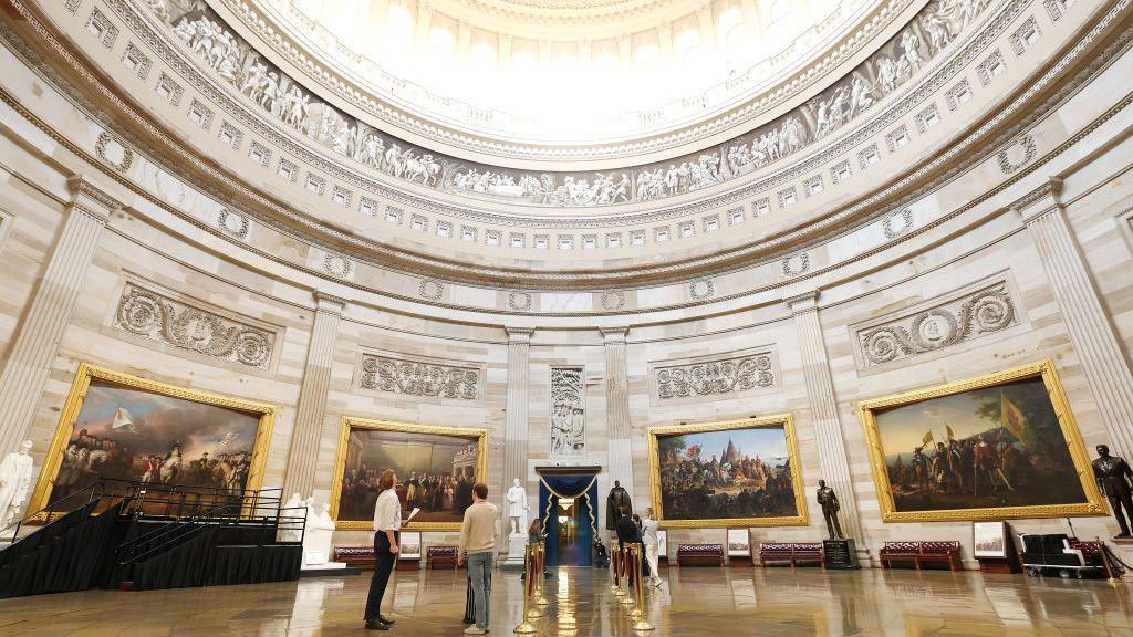 US Capitol's rotunda.