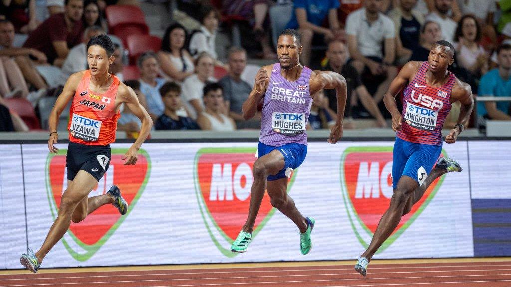 Zharnel Hughes finished fourth in the Men's 200m