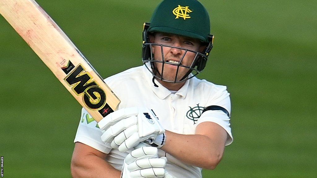 Nottinghamshire batter Ben Slater