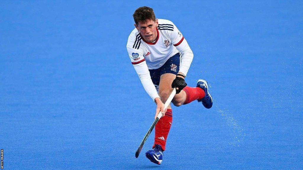 Tom Sorsby in action for Great Britain