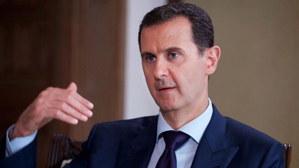 Syrian president Bashar al-Assad