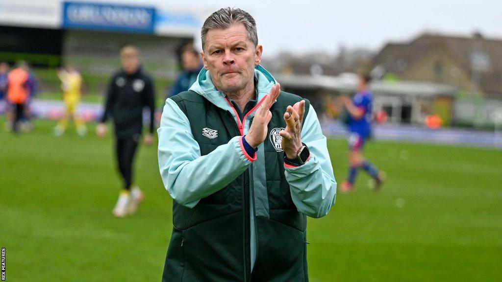 Steve Cotterill applauds Forest Green fans