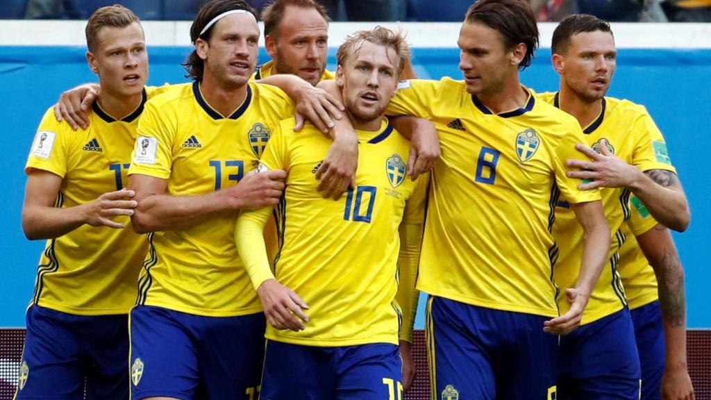 Sweden celebrate