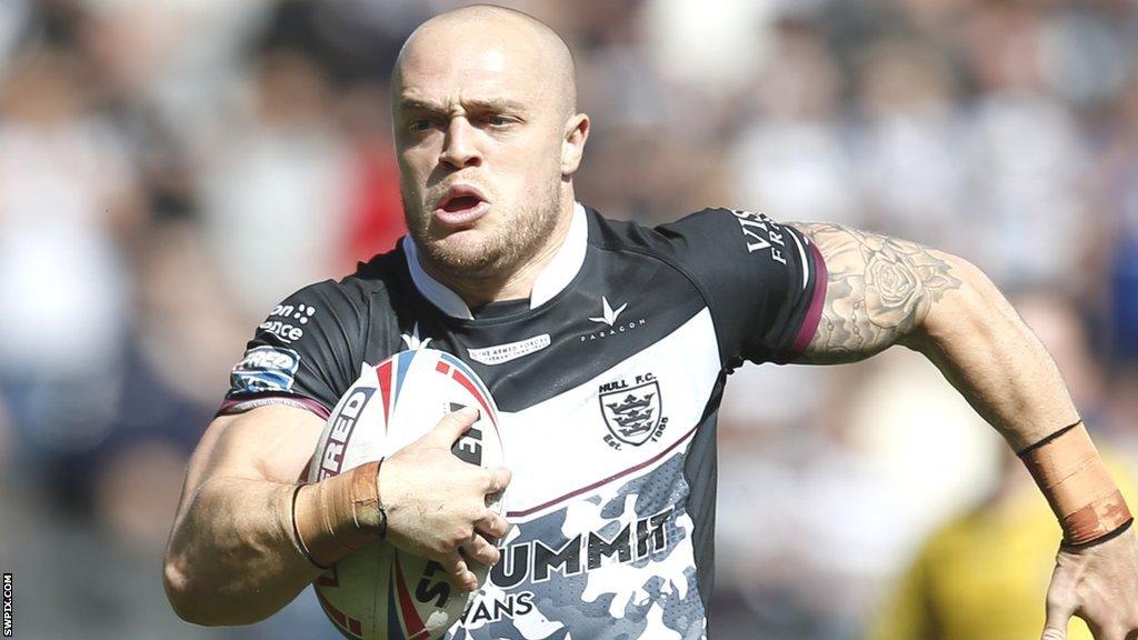 Adam Swift in action for Hull FC