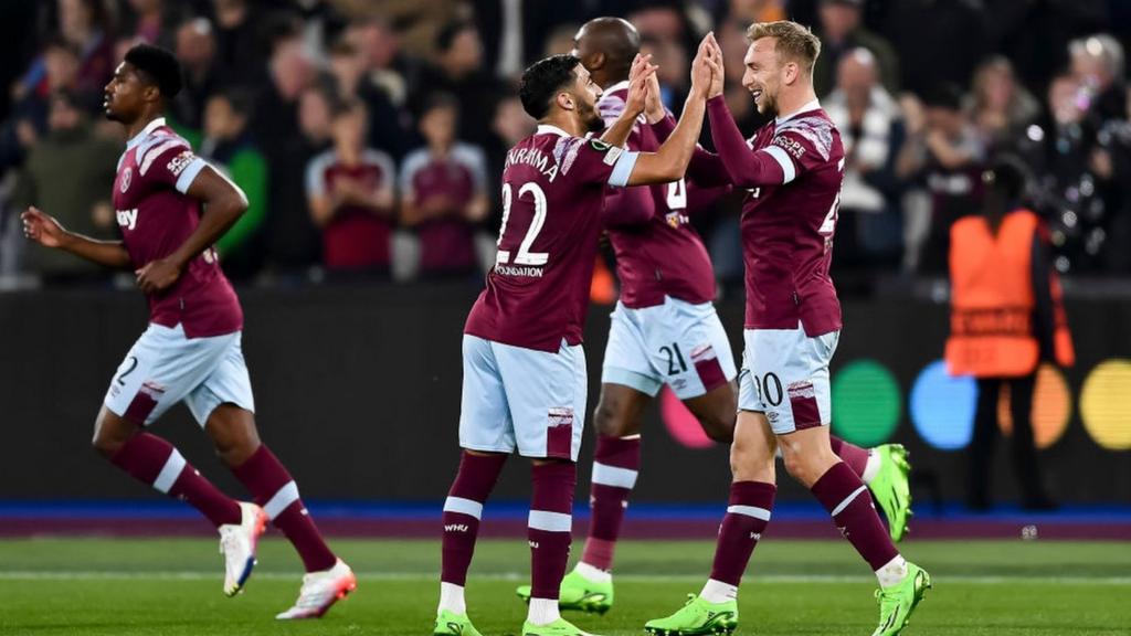 West Ham celebrate