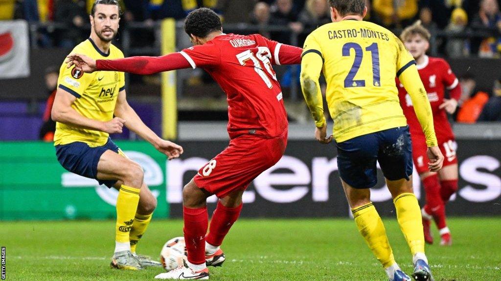 Jarell Quansah scores for Liverpool