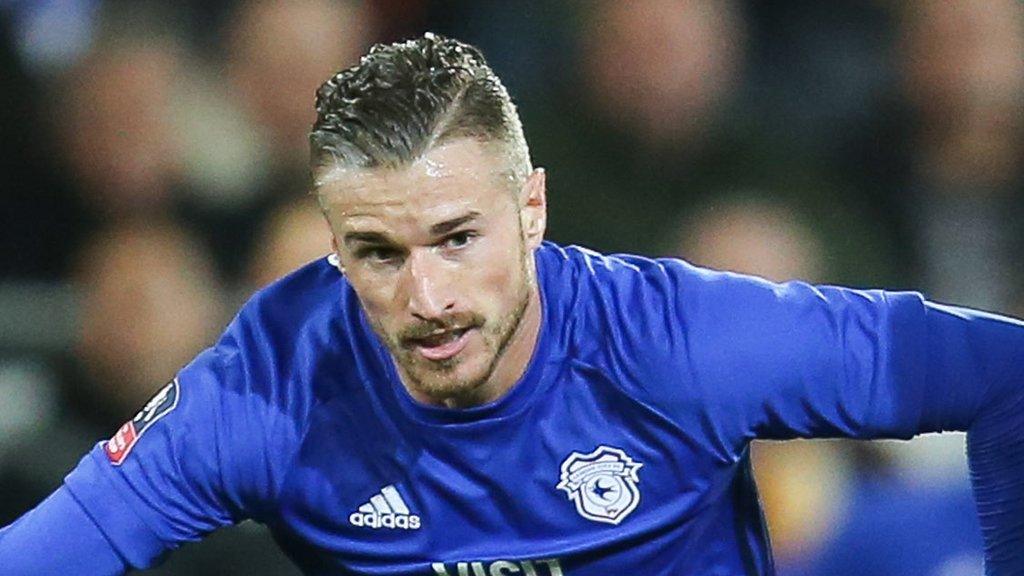 Joe Bennett chases the ball