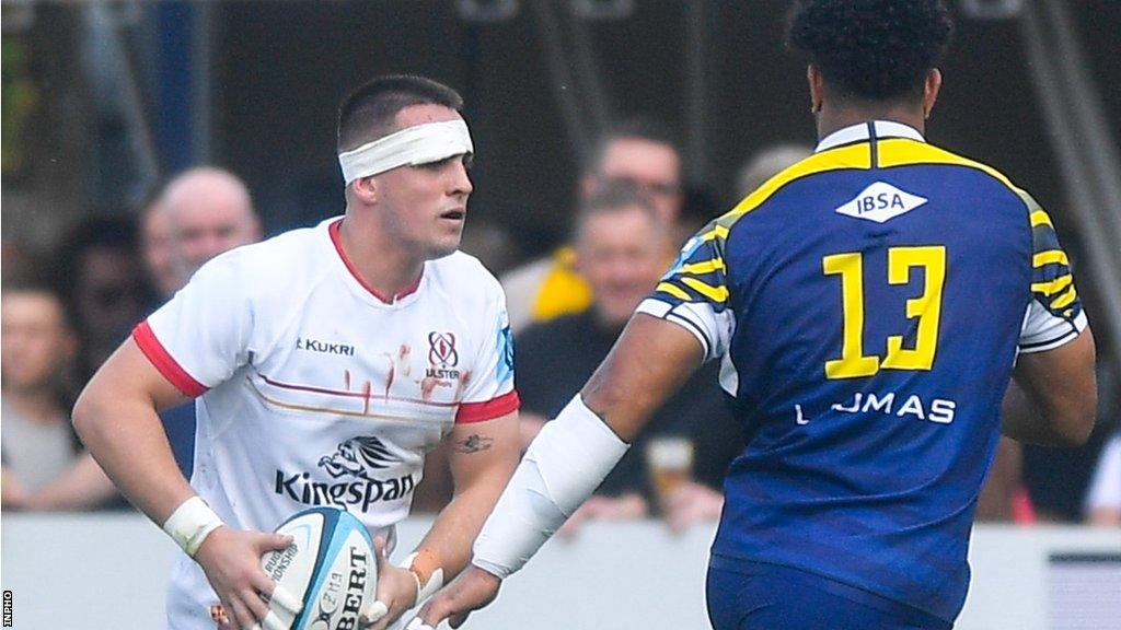 James Hume in action for Ulster