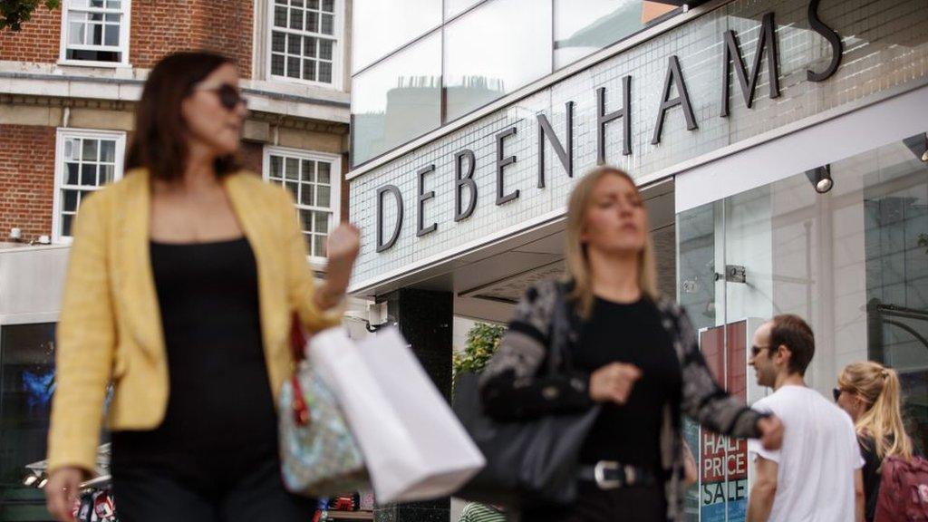 Debenhams store