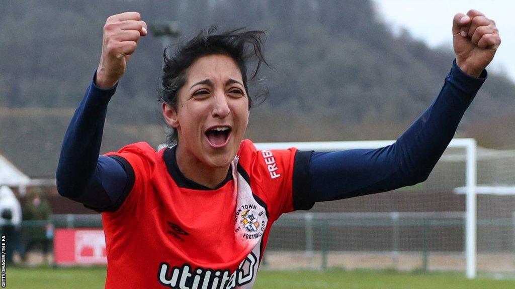 Samaira Khan scored Luton's winning goal in the third round