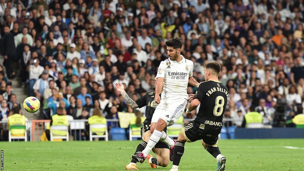 Marco Asensio scores for Real Madrid