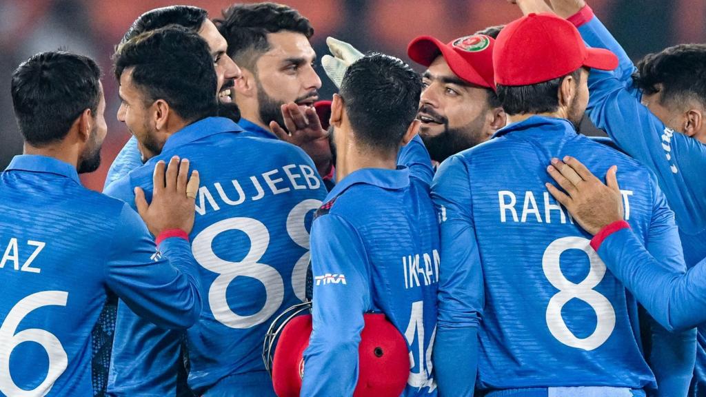 Afghanistan players celebrate