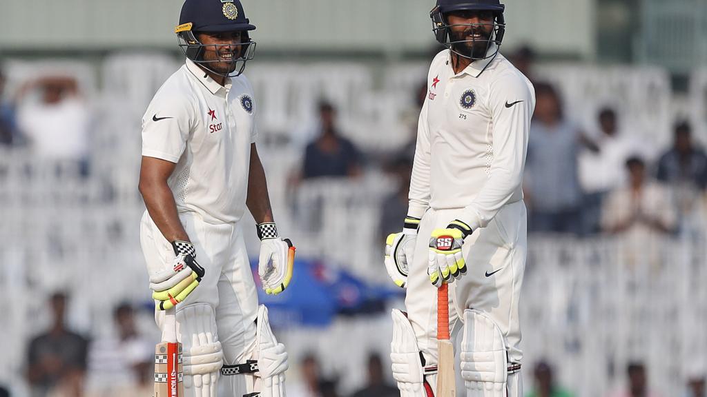 Karun Nair and Ravindra Jadeja