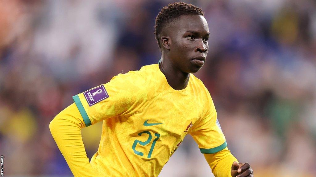 Australia forward Garang Kuol