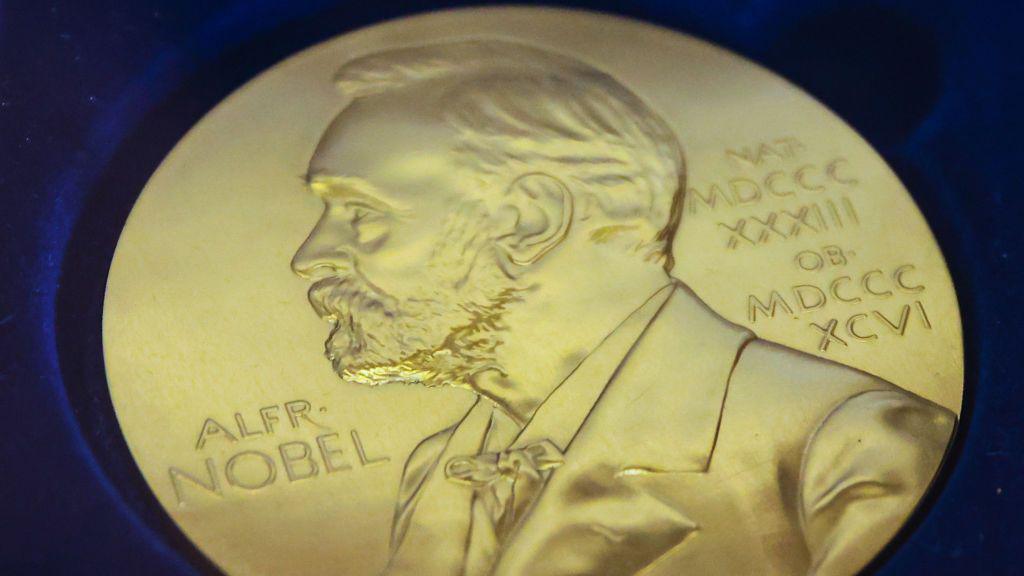 The Nobel Prize Medal.
