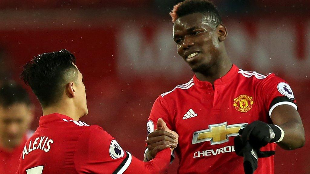 Alexis Sanchez and Paul Pogba