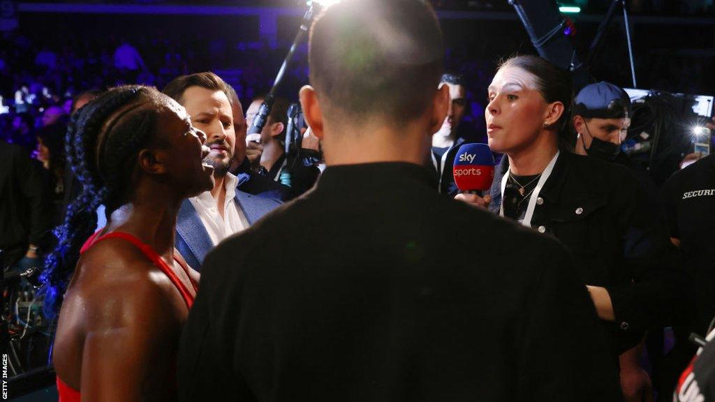 Claressa Shields and Savannah Marshall