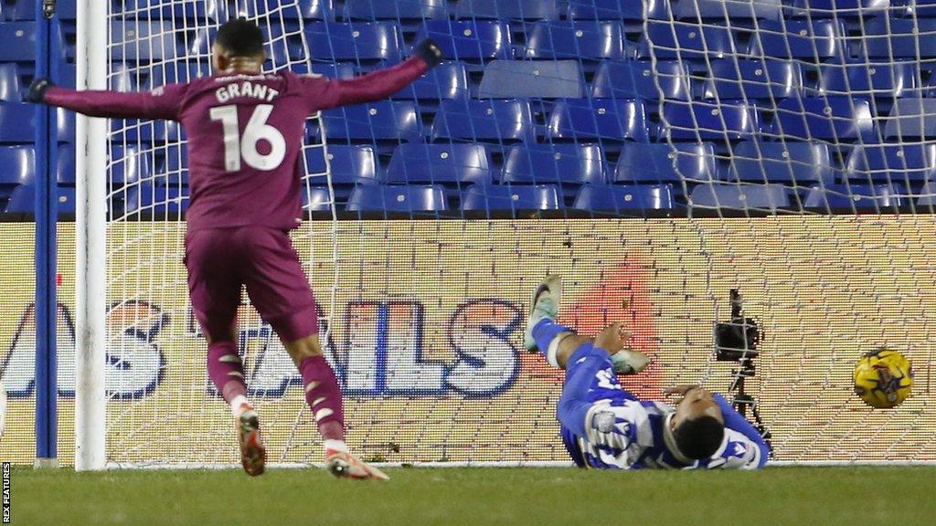 Cardiff's Karlan Grant (left) celebrates as Sheffield Wednesday's Akin Famewo scores a late own goal