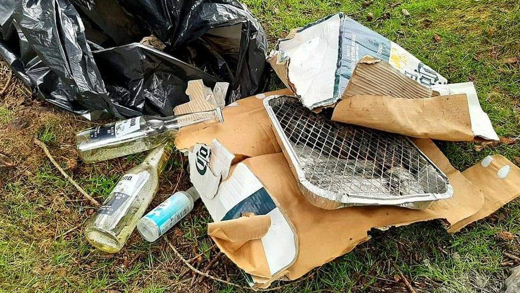 Litter at Haweswater