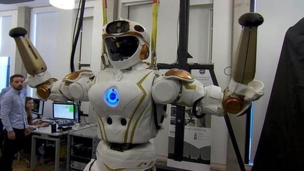 Nasa space robot Valkyrie trained to act like a human BBC Newsround