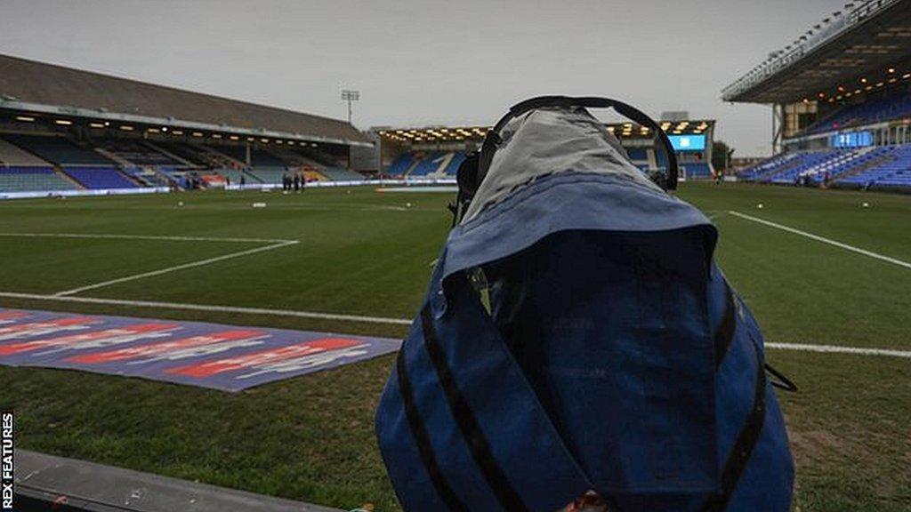 TV camera at an EFL game