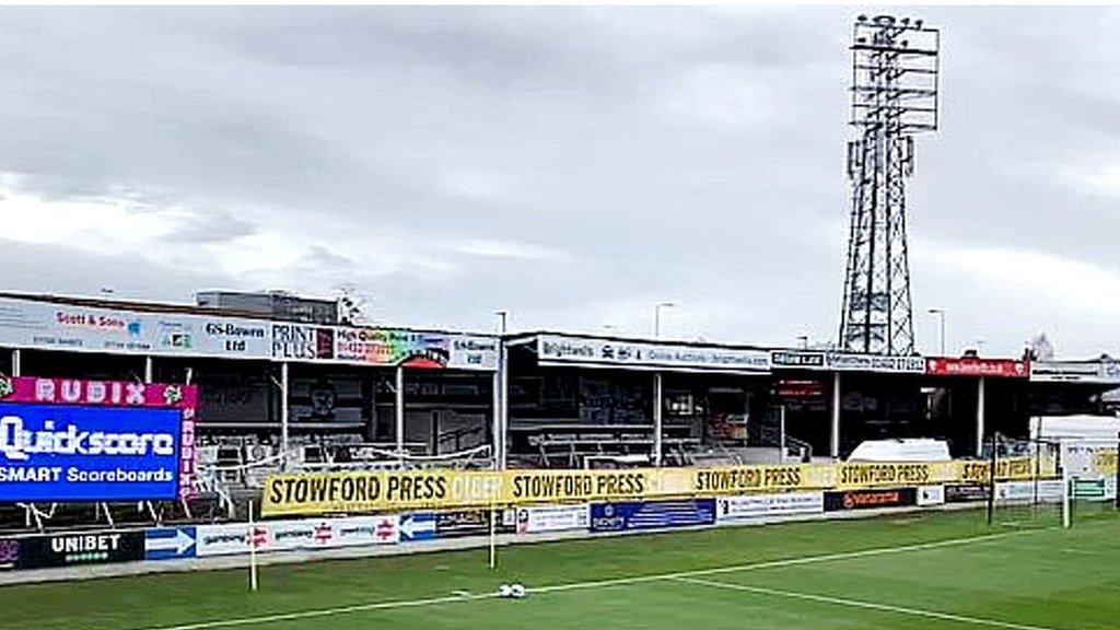 The Blackfriars Street End at Hereford