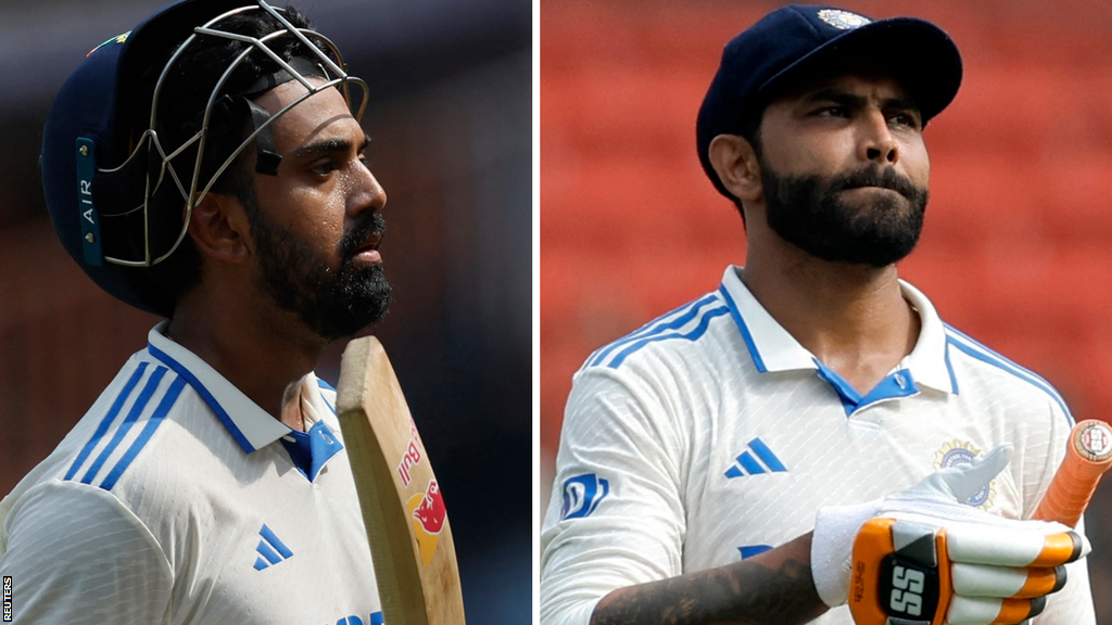 KL Rahul and Ravindra Jadeja look disappointed