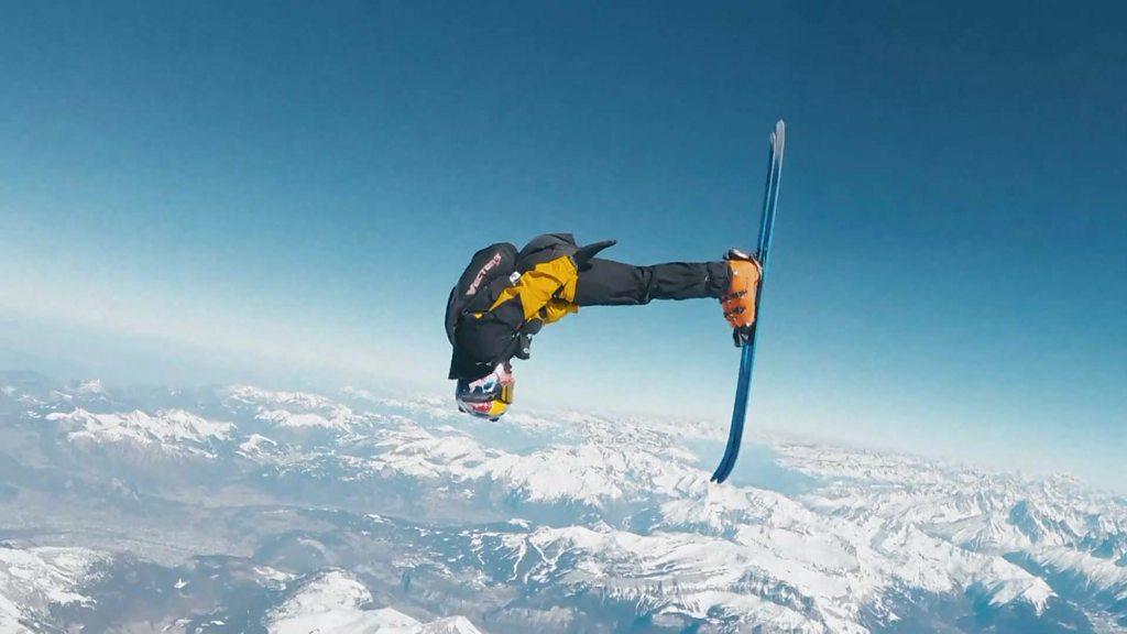 Meet the professional athlete performing stunts from the skies to the ski slope!