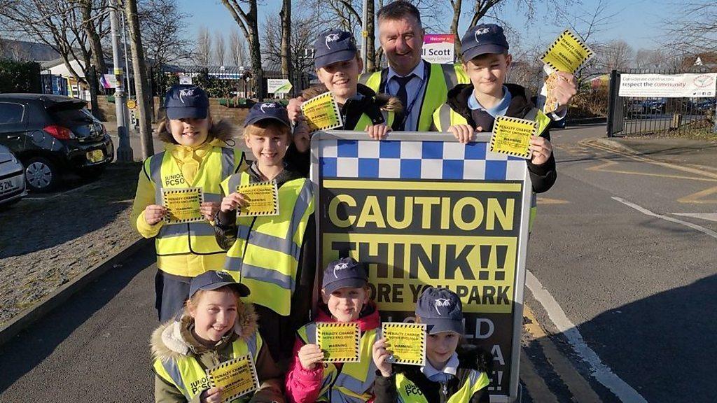 Children outside school