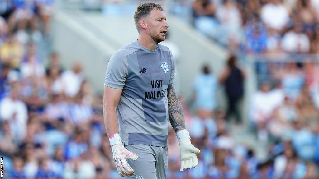 Cardiff City goalkeeper Ryan Allsopp