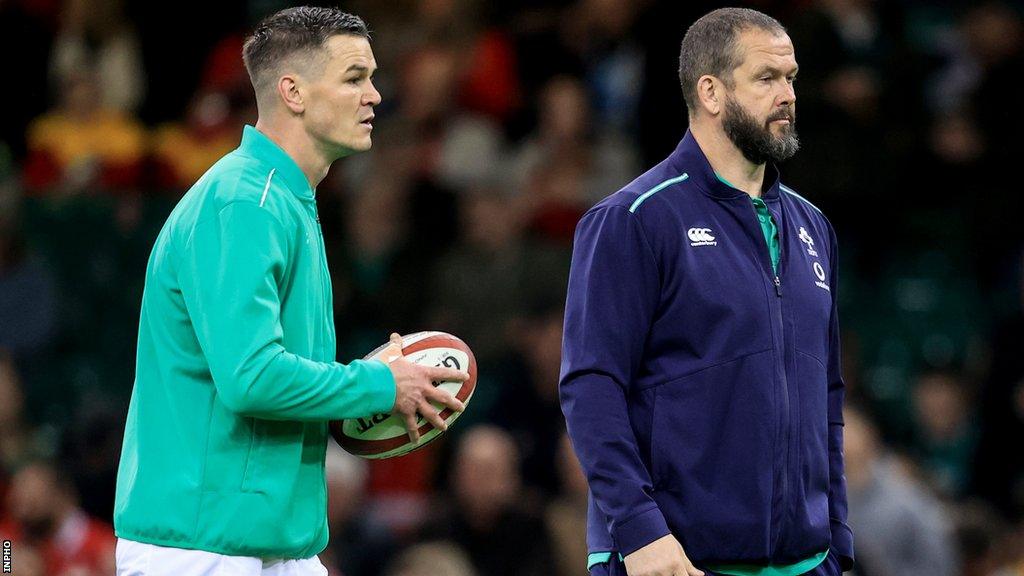 Andy Farrell and Johnny Sexton